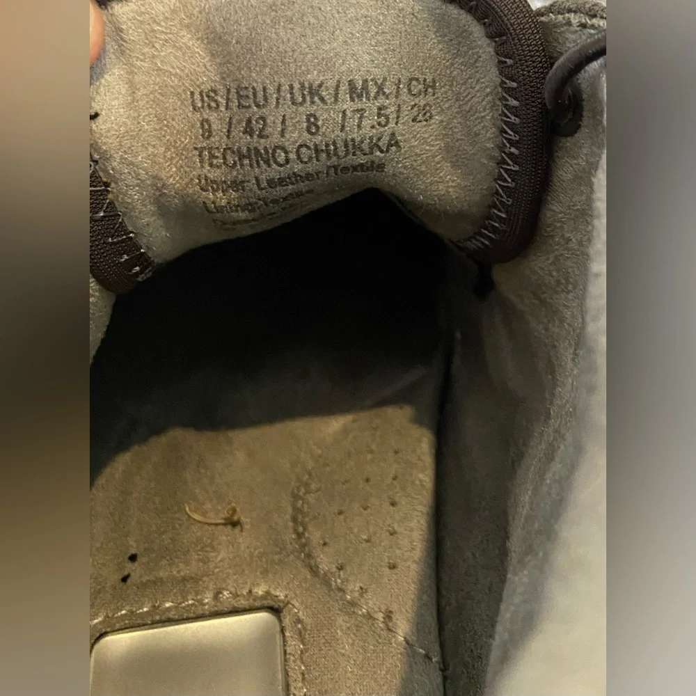 Kenneth Cole Reaction Chukka Boots/Shoes Men’s Grey Techno Suede Size 9